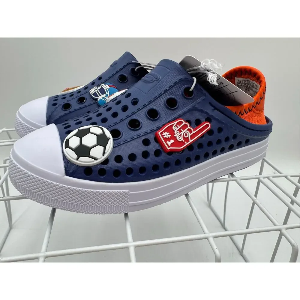 Blue size 11 Sketchers Kids Foamies Slip On Shoes
